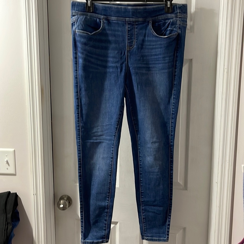 Womens torrid skinny pull on jeans